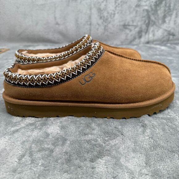 UGG Shoes - UGG Authentic Tasman Slippers Women’s Size 10 Chestnut Slip on Comfy Cozy Lounge